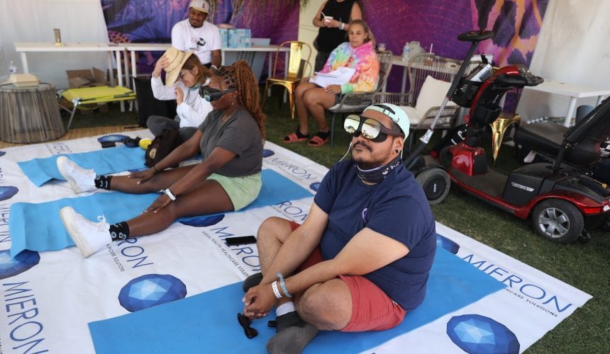 Meditation at Accessible+ with MieronVR
