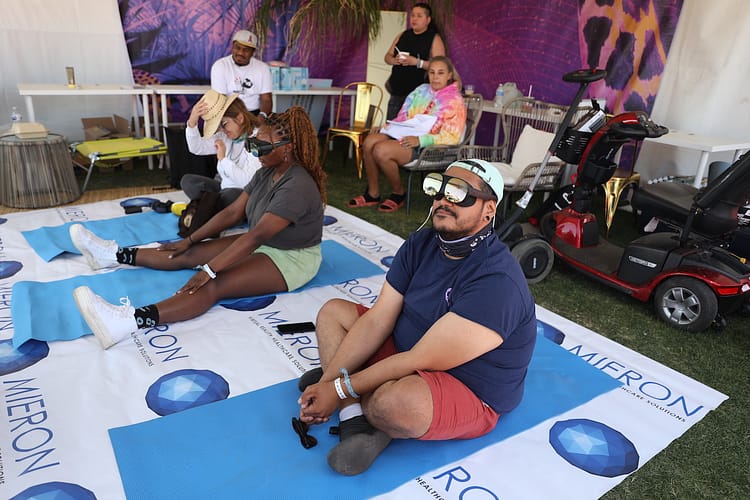 Meditation at Accessible+ with MieronVR